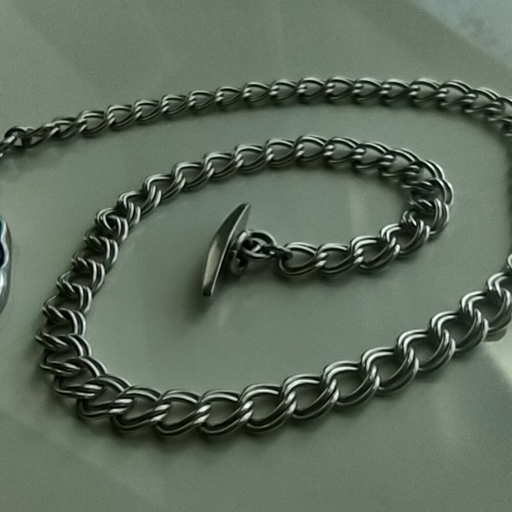 Amy Kahn Russell AKR Sterling Silver Turquoise Necklace - 16".  50 grams - Picture 12 of 14